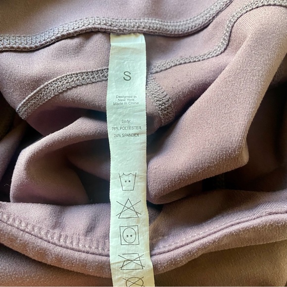 Lavender/mauve biker shorts, sz SM - Picture 6 of 6